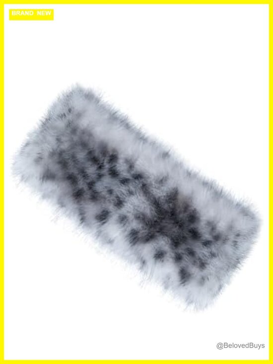Faux Fur Bucket Hat and Headband 2pc Set main image 5